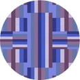 thumbnail image 1 of Ahgly Company Indoor Round Patterned Purple Amethyst Purple Area Rugs, 3' Round, 1 of 6