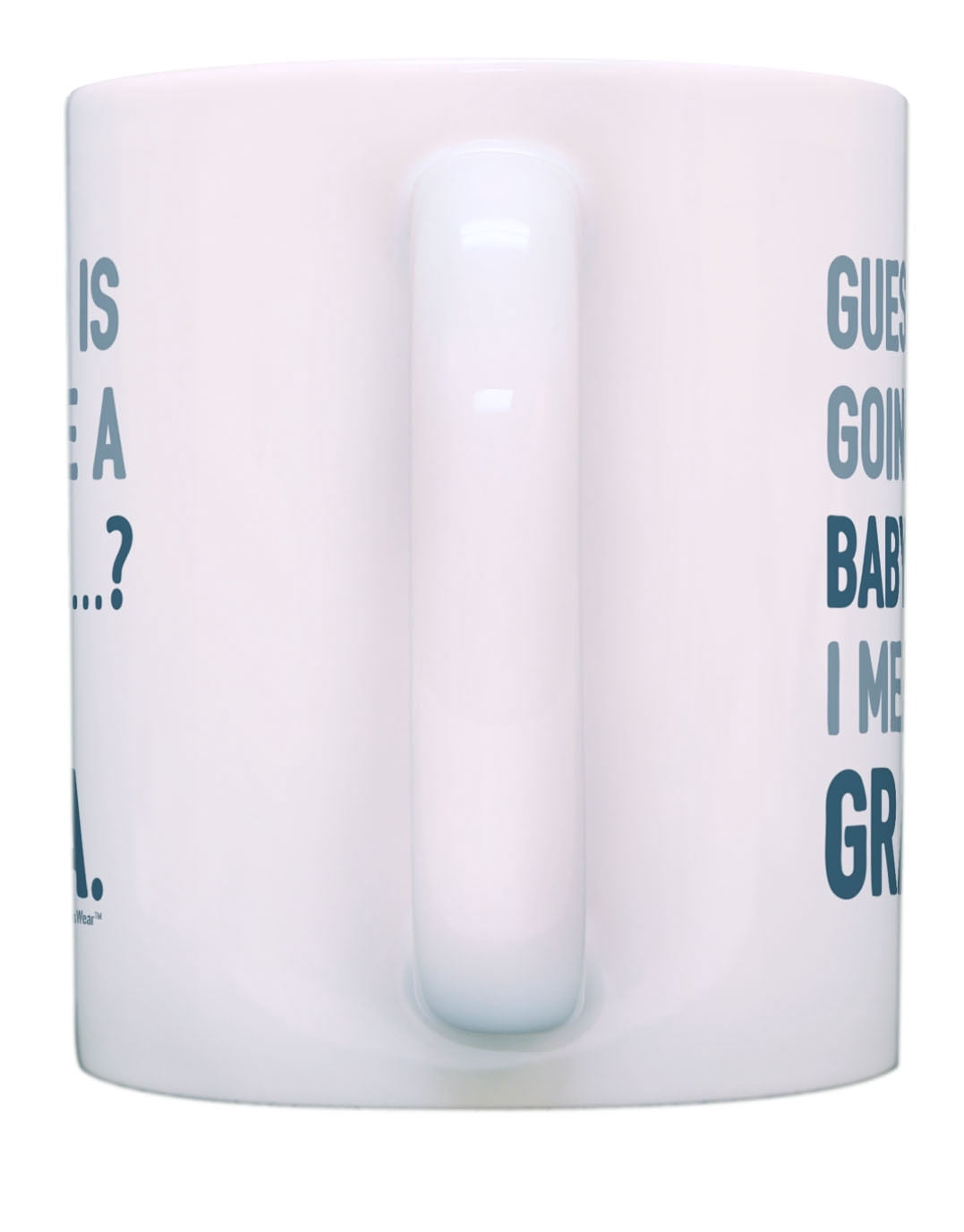 ThisWear Expectant Grandpa Mug Set Guess Who is Going to be Babysitter I Mean Grandpa 2 Pack Mugs Cups White