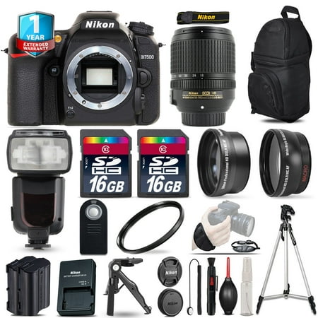 Image of Nikon D7500 Camera + AFS 18-140mm VR + Pro Flash + Extra Battery + 1yr Warranty
