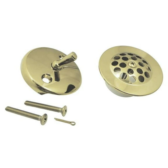 Grid Tub Drain Kit, Polished Brass