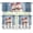 Snowman, variant on Christmas Tree Socks Kitchen Curtains and Valances Rod Pocket Kitchen Curtains 3 Piece Set Removable Washable Short Curtains for Home Farmhouse Rustic Tier 36 Inches Long