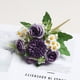 thumbnail image 1 of Ramo de flores artificiales de seda con vibrantes peonías para bodas, decoración del hogar, centros de mesa y eventos, longitud de 30 cm., 1 of 6