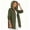 Dark Green, variant on Vinsonshop Women's Raincoats Lightweight Waterproof Windproof Adjustable Windbreaker Rain Jackets Hooded with Pockets Beige L