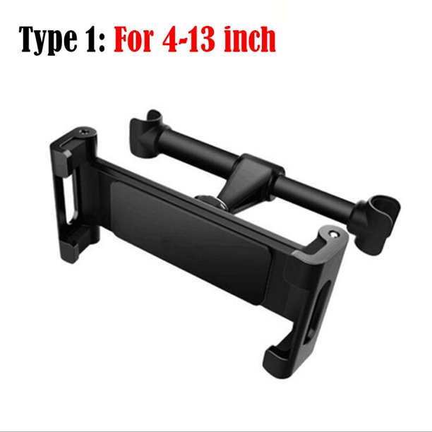 SMOYNG-reposacabezas de aluminio para asiento trasero de coche, soporte para tableta, iPhone iPad Air Mini 2 3 4 Pro 12,9, de 5 a 13 pulgadas Fivean unisex