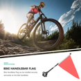 thumbnail image 2 of SNNROO Kid Bike Flag Pole 3 Sets Safety Accessory Cycling Trailer Supplies Kit Banner Polyester Metal Child, 2 of 6
