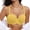 #7Yellow, variant on Byworldtasic Women's Convertible Strapless Bra Breathable Mesh Padded Push‑Up Bra Scalloped Edge Everyday Bra