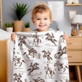 thumbnail image 4 of Manta para bebé estilo western locobird 76x102 cm suave y ligera, 4 of 7