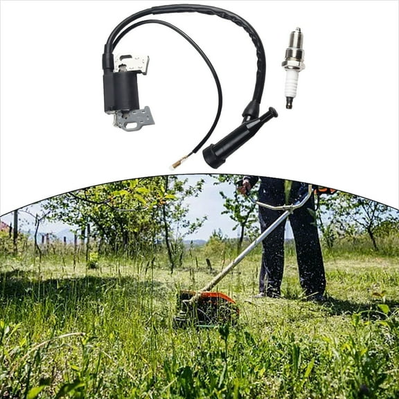 Ignition Coil Spark Plug For Honda GX 340 390 GX390 GX340 11HP 13HP Lawn Mower Parts Garden & Outdoor Power Tool Accessories