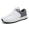 thumbnail image 4 of Big Size Men Women Unisex Golf Shoes Professional Outdoor Waterproof Lightweight No-Slip Spikeless Golf Walking Sport Sneakers, 4 of 12