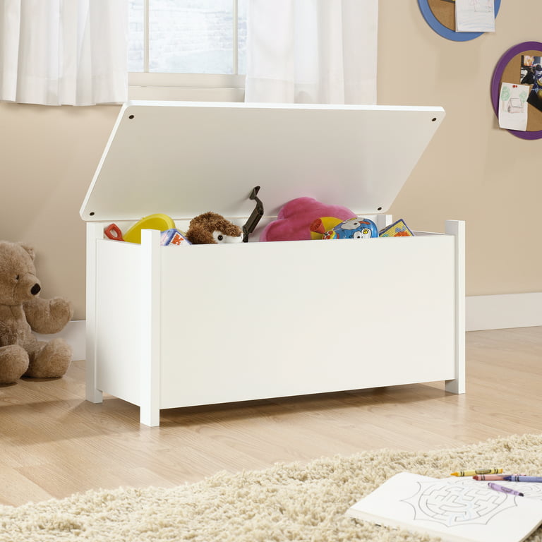 YOFE White Wooden Storage Organizing Kids Toy Box/Bench/Chest with Safety  Hinged Lid for Ages 3+ Children CamyWE-GI35863W808-SE01 - The Home Depot
