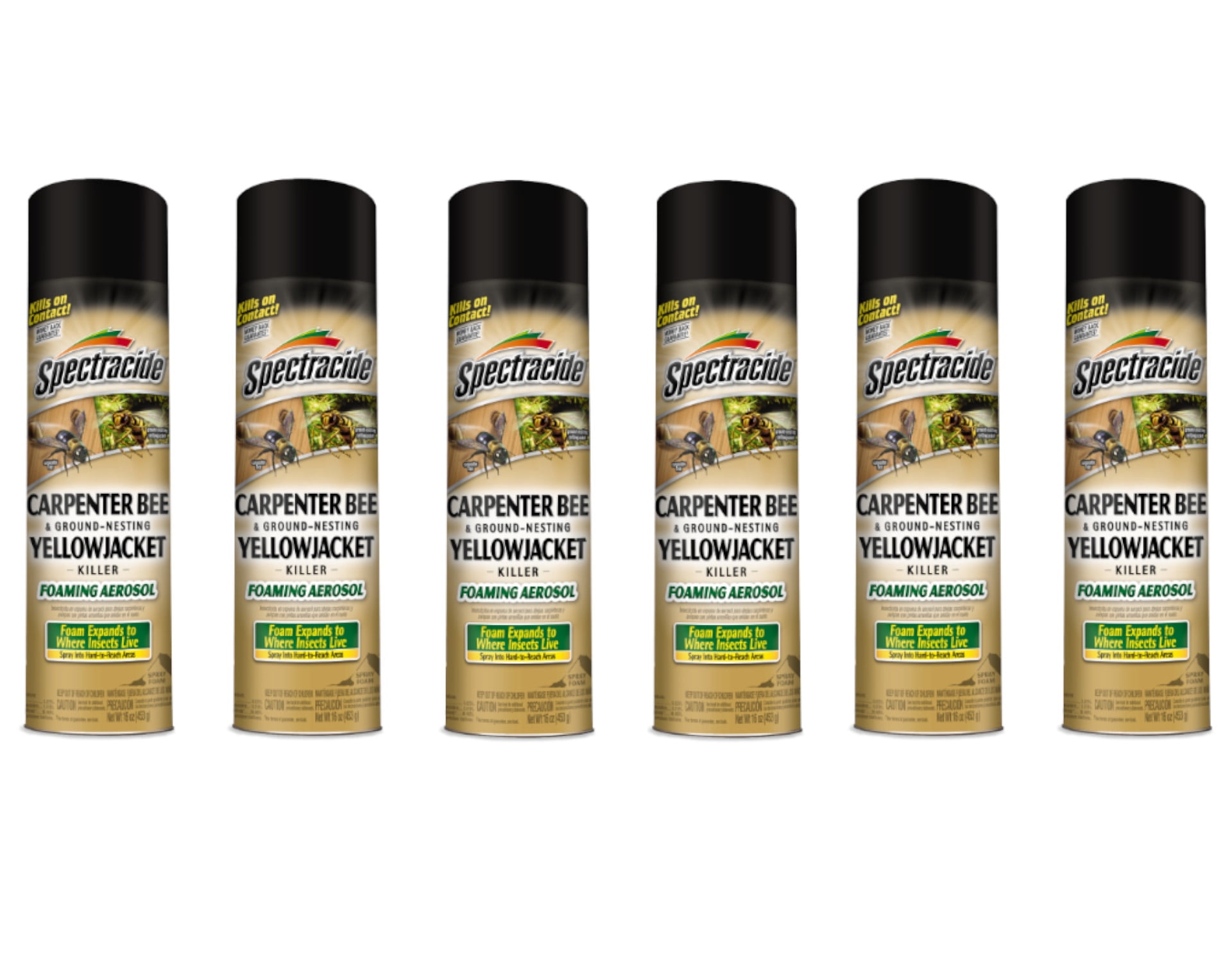6 Pack Spectracide Carpenter Bee and Ground Nesting Yellow Jacket