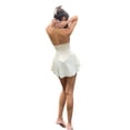 thumbnail image 4 of Gupgi Robe Femme à Épaules Dénudées, Robe Bandage à Croisement devant, Mini Robe Trapèze, 4 of 9