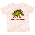 thumbnail image 3 of Inktastic Santa-saurus Christmas Dinosaur Boys or Girls Toddler T-Shirt, 3 of 5