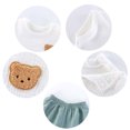 thumbnail image 5 of FSYBOA Boys Cotton Outfit Sets, Casual Sleeveless Cute Summer Boys' Clothing Sets Green Size 3-4 T, 5 of 8