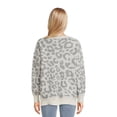 thumbnail image 5 of Dreamers By Debut Women's Oversized Tunic V Neck Sweater, Midweight, 5 of 5
