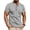 Gray, variant on Men's Henley Shirts Short Sleeve Summer Casual Vintage Lightweight Slim Fit Basic Button T-Shirt with Pocket