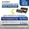 thumbnail image 5 of 1 Pack Black TN750 Toner Cartridge and 1 Pack Black DR720 Drum Unit: Compatible TN750 DR720 Replacement for Brother HL-L2300D L2305W L2340DW MFC-L2740DW L2680W L2700DW DCP-L2520DW L2540DW Printer, 5 of 6