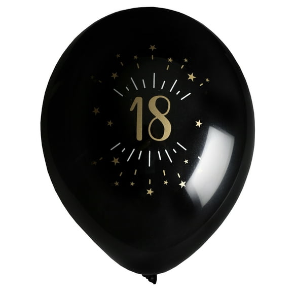 Premium 18th Birthday Gold Latex Balloons - Vibrant, Durable & Eco-Friendly Party Decor