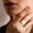 thumbnail image 2 of Ross-Simons Italian 14kt Yellow Gold Wide Dome Ring, Women's, Adult, 2 of 7