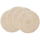 thumbnail image 1 of Paquete De 4 Manteles Individuales Redondos De Protección Del Medio Ambiente, Almohadilla Aislante Para Alimentos, Tapete De Mesa Simple, Posavasos, Tapete Para Tazón Cateissary HA021311-00, 1 of 5