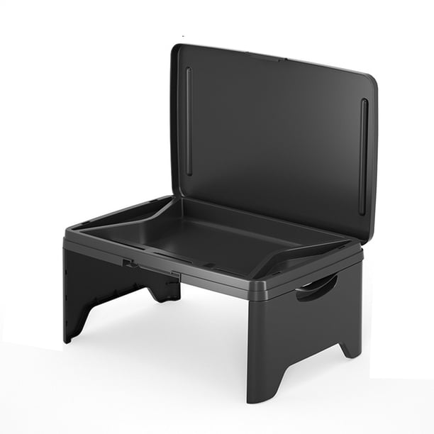 Toystoory Escritorio plegable para portátil con compartimento de almacenamiento para escritorio plegable portátil con bandeja para computadora Conjuntos de muebles de sala de estar A