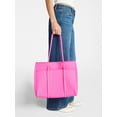 thumbnail image 5 of No Boundaries Women's Neoprene Beach Tote Bag, Pink, 5 of 6