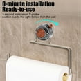 thumbnail image 5 of LACKUST Suction Cup Toilet Paper Holder No Drill, Stainless Steel Rust Proof Bathroom Toilet Paper Holder with 180° Rotation, Modern Brown Wall Mounted Tool Free, 5 of 6
