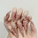 thumbnail image 1 of Uñas Postizas XWSHYW 24 piezas Extra Largas Coloridas, 1 of 6