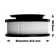 thumbnail image 2 of EchoBliss Para Zr009008 Filtro Para X-force 11.60 14.60 Aspiradora Sin Cable, 2 of 10