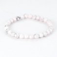 thumbnail image 2 of Grade A White Turquoise Single Circle Stretch Bracelet, 2 of 2