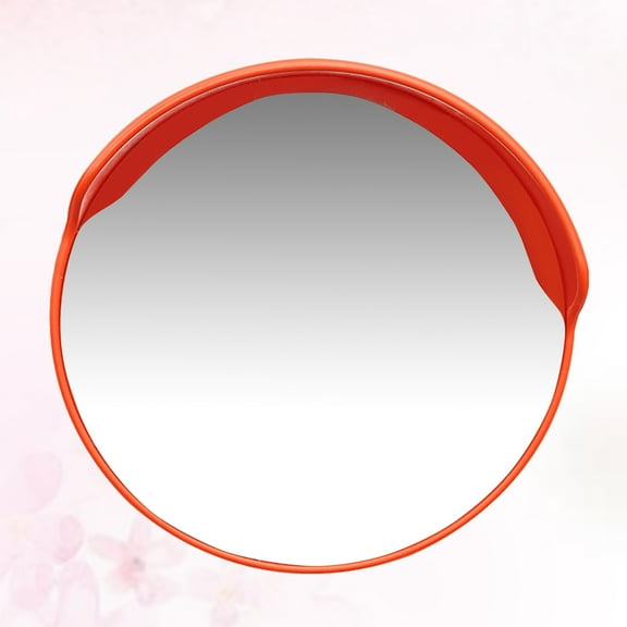 MLINS 45cm Wide Angle Security Curved Convex Road Mirror Traffic Driveway Traffic Signal Roadway Safety Mirror Traffic Mirror with Mounting