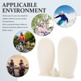 thumbnail image 4 of Shisuyan Cute Motorcycle Accessories Helmet Rabbit Ear Decor White Cloth 1Pc 7.1X6.3X2.0In, 4 of 8