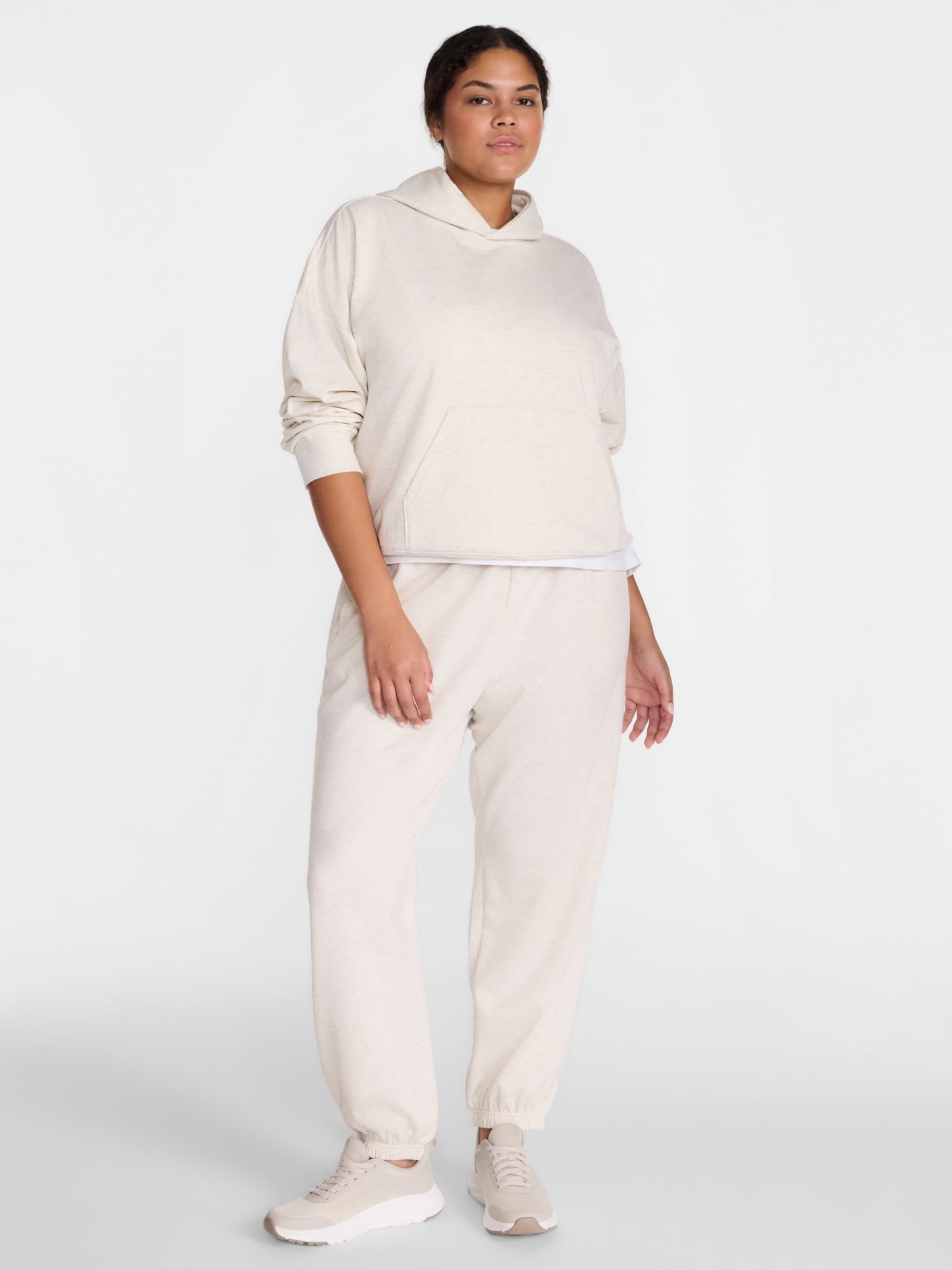 Athletic Works Women's and Women's Plus Super Soft Fleece Joggers, Sizes XS-4X