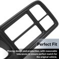 thumbnail image 4 of KOJEM Dashboard Instrument Cluster Bezel Fit for 1999-2006 Chevy Chevrolet Silverado Suburban Tahoe GMC Sierra 1.5 din radio Dash Panel Replacement ABS Plastic - Black, 4 of 12