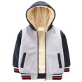 thumbnail image 1 of Sudadera con capucha Jacket Bumeex para niños, otoño-invierno, sherpa, de 8 a 9 años, 1 of 6
