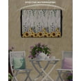 thumbnail image 6 of Outdoor TV Cover 60 to 65 Inch Weatherproof, Vintage Floral Waterproof TV Screen Protector for Outside Decor with Zipper and Pocket 58"L x 37"H , Sunflower Lavender Eucalyptus Leaf Green Gold, 6 of 7