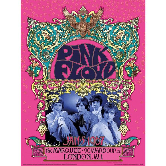 Pink Floyd 1967 Print