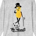 thumbnail image 2 of Planters Mr. Peanut  Adult Heather Gray Long-Sleeve Tee-Medium, 2 of 3