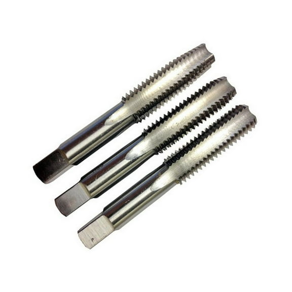 Qualtech DWTS3/4-10 3/4"-10 Carbon Steel Hand Tap Set