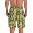 thumbnail image 5 of Salouo Fruits 1 Pattern Men's Sleep Pajama Shorts,Pajama Bottoms Elastic Waistband Sleep Pajama Short PJ Shorts for Men -X-Large, 5 of 6