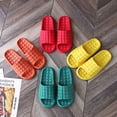 thumbnail image 4 of Zapatillas de casa de Interior para hombre y mujer, chanclas suaves y cómodas para el baño, zapatos planos familiares, sandalias de Hotel, moda de verano, 4 of 7