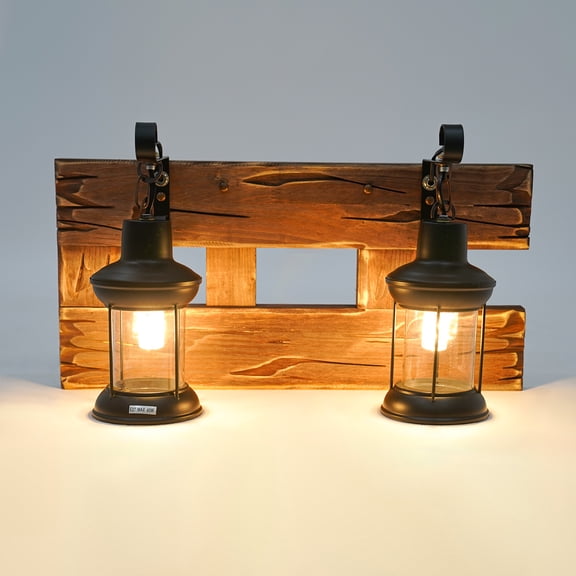 Vintage Wall Light with Black Finish and Glass Lampshade, E27 Bulb Holder, Perfect for Creating a Warm and Romantic Atmosphere in Your Home