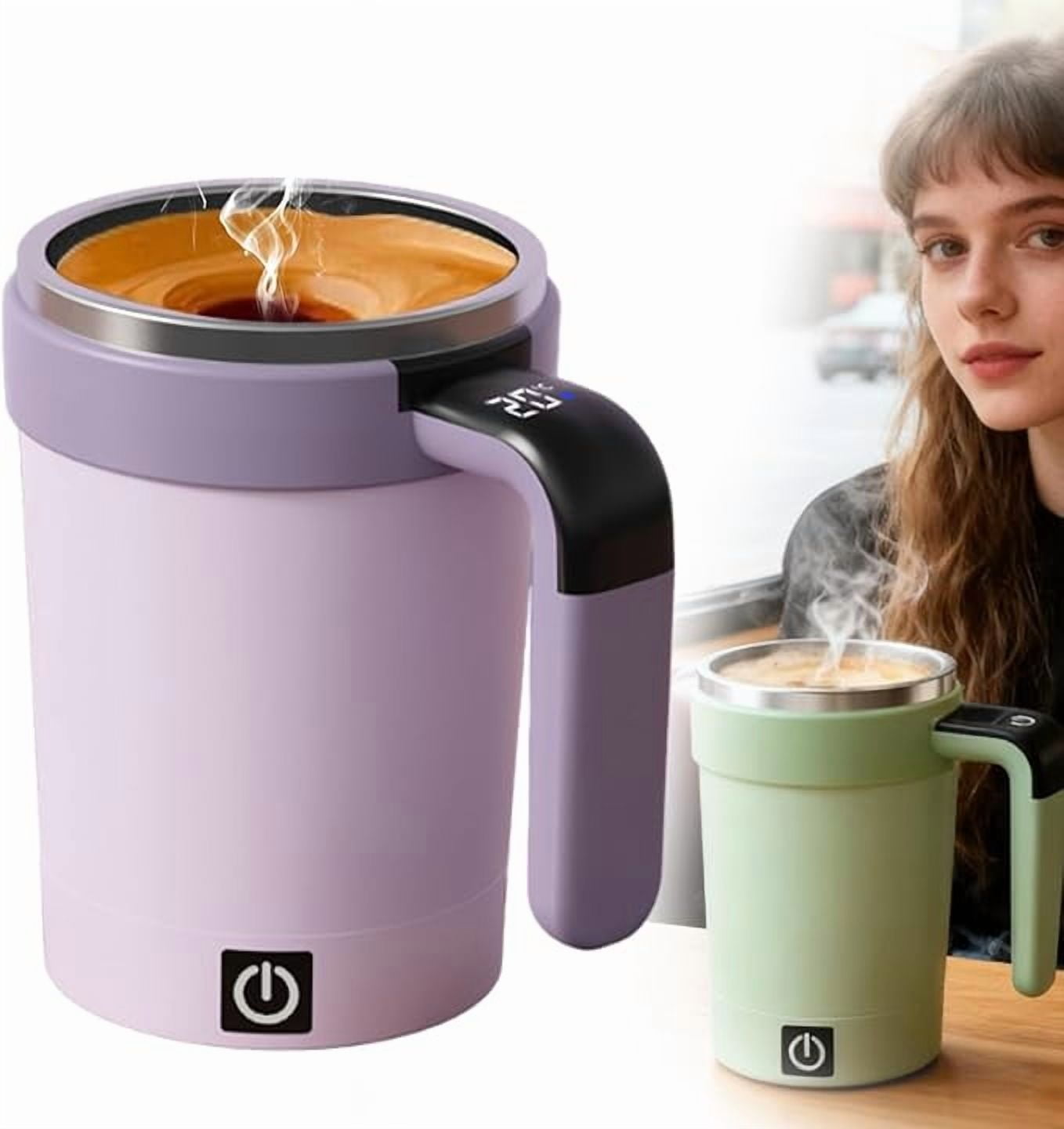 ionMug 12oz Stainless Steel Self Heating Coffee Mug, Rechargeable