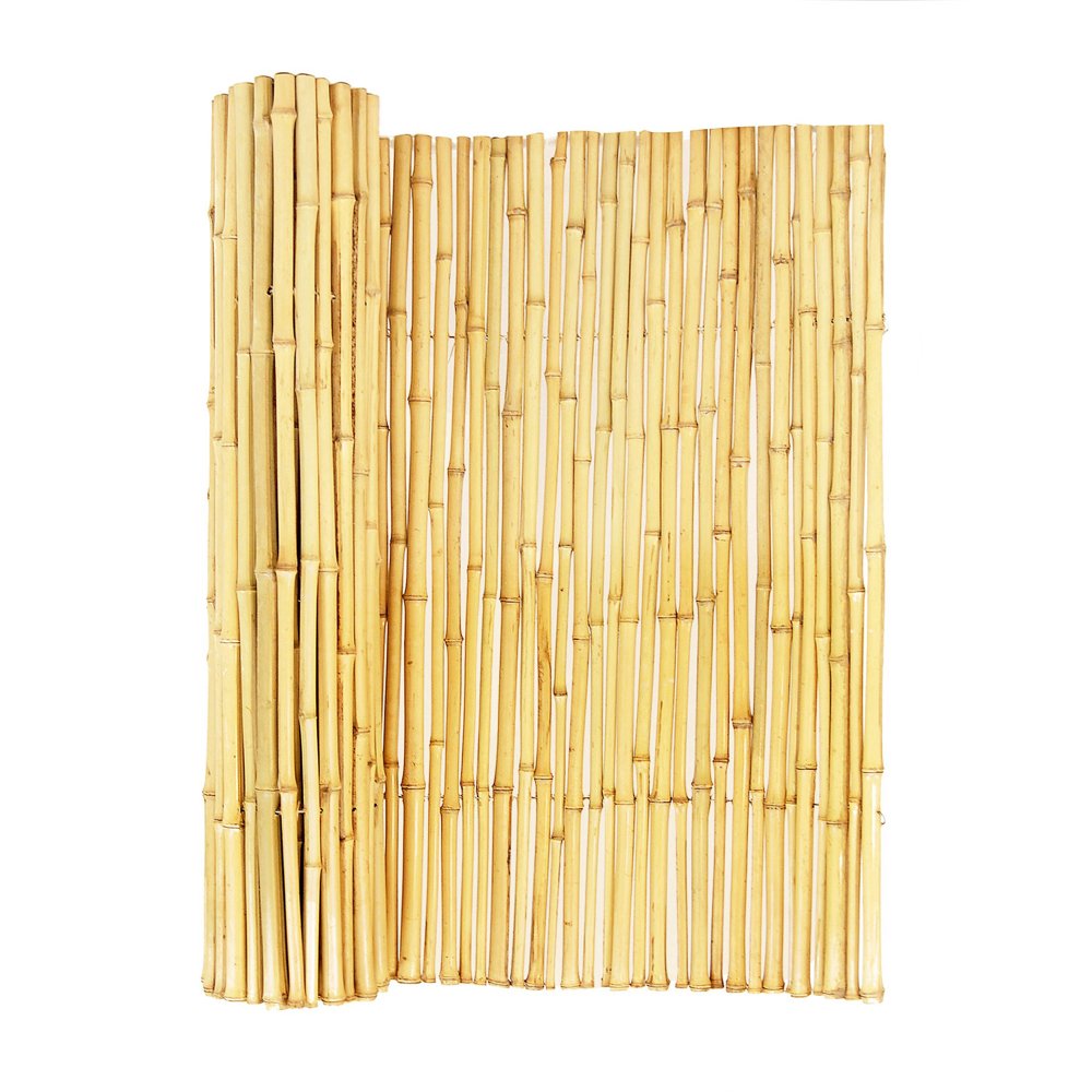 BACKYARD X-SCAPES, INC NATURAL ROLLED BAMBOO FENCE 3/4"D x ...