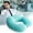 Light Blue, variant on Gosuguu U-Shaped Travel Neck Pillow with Hump Support Soft Breathable Stretchy Microbead Filling