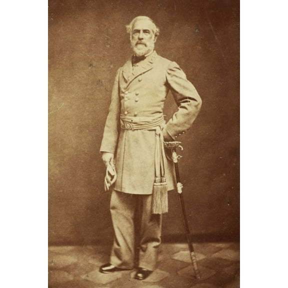 Print: General Robert E. Lee, Full-Length Portrait, 1864