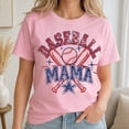 thumbnail image 6 of Baseball Mama Retro Graphic T-Shirt | Vintage Distressed Baseball Mom Tee | Unisex Classic Fit, 6 of 9