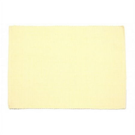 

Mr. MJs Trading AG-01326S-4 19 in. Ribbed Placemats Butter Cream - Set of 4