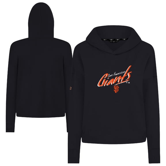 Women's Levelwear Black San Francisco Giants Sweet Sizzle Tri-Blend Hoodie