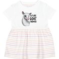 thumbnail image 3 of Inktastic Future Goat Farmer Girls Baby Dress, 3 of 5